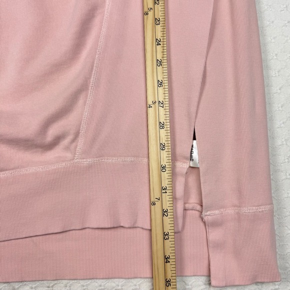 We The Free Sunny Side Oversized Pullover Hoodie Womens XS Tunic Pink Sweatshirt - Picture 6 of 8